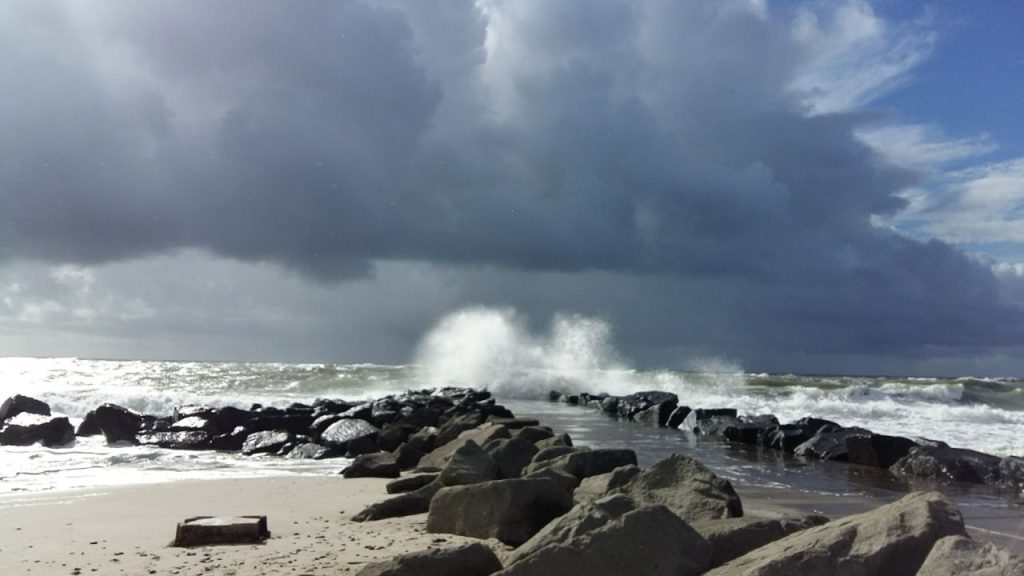Mare del Nord in tempesta